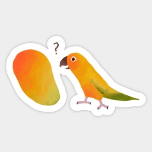 Mango Conure Sticker